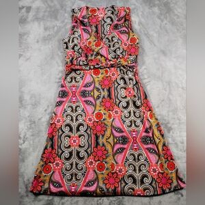 Prana Twist Paisley Garden Dress Size M Multicolor Sleeveless Outdoor Casual
